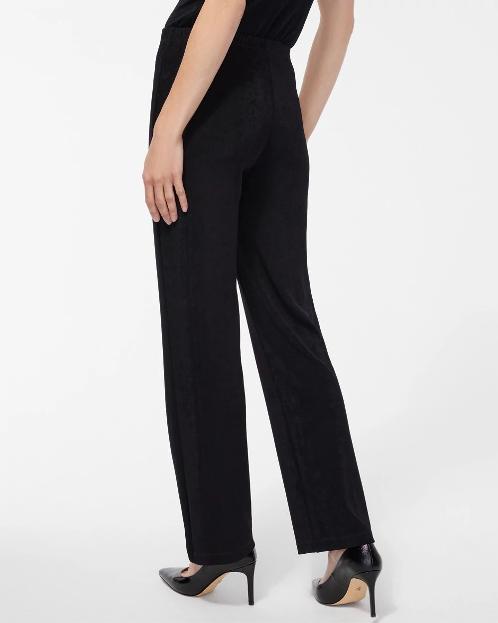 【新品未使用】完売品✨️Liten 365days pants black M Petite Travelers™ No Tummy Pants | Chico's